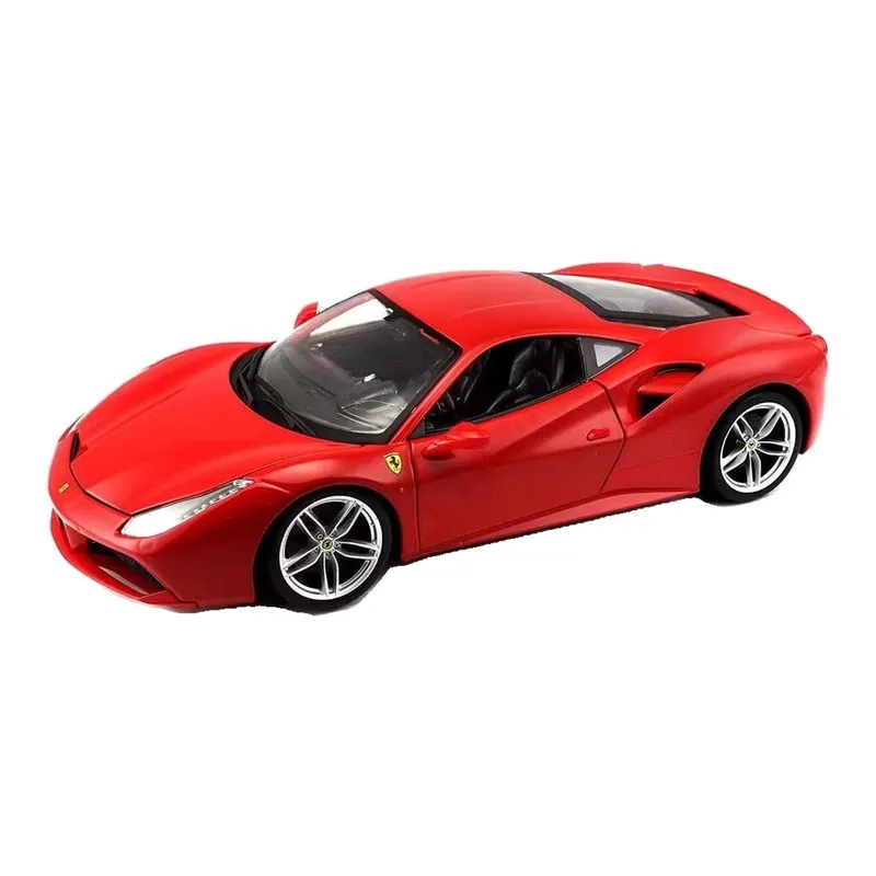 Bburago 1:18 Race & Play Ferrari 488 GTB Voiture Miniature en Métal - Rouge (18-16008 / 16008) de Bburago – photo du produit