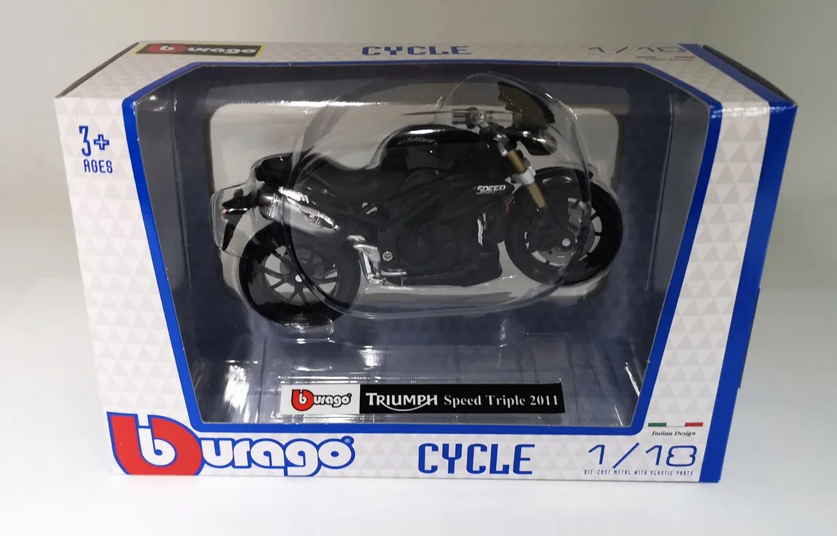 Bburago 1:18 TRIUMPH Speed Triple 2011 Motorfiets Model de Bburago – photo du produit