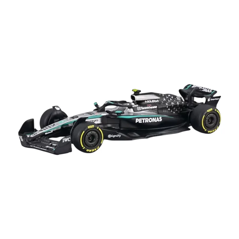 Bburago 1/64 Racing - F1 2025 Mercedes-AMG Petronas F1 W16 Équipe Australie GP #12 Kimi Antonelli de Bburago – photo du produit