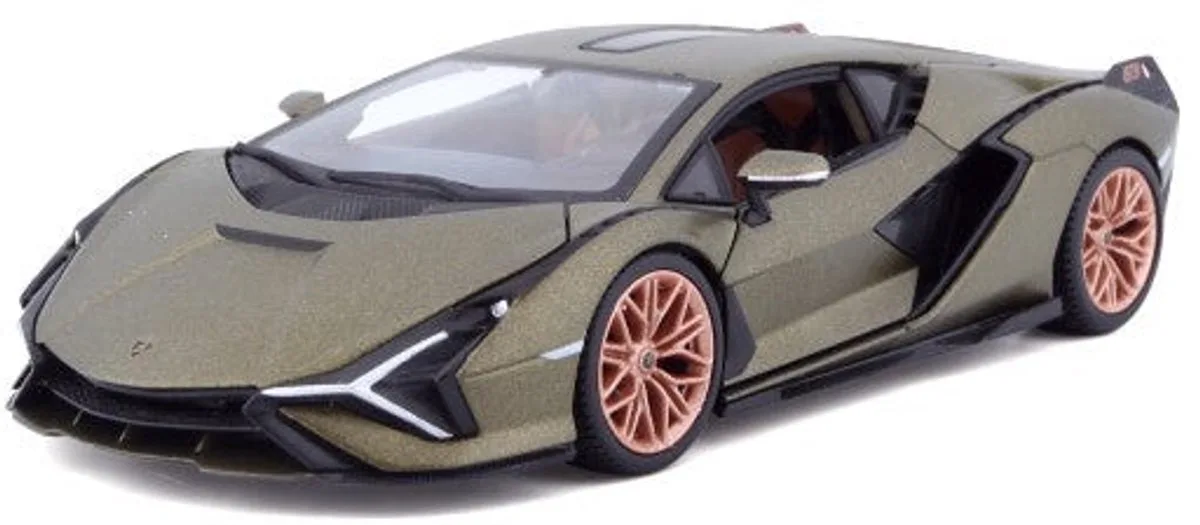 BBURAGO 18-21099 schaalmodel Supersportwagen miniatuur Voorgemonteerd 1:24 van Bburago in Olijfgroen – productfoto