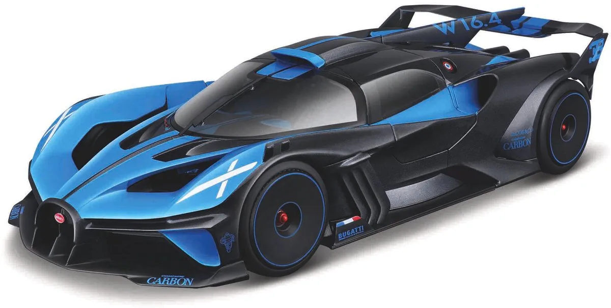 Bugatti Bolide - Modelauto - Schaal 1:18 von Bburago in Blau, Schwarz – Produktfoto
