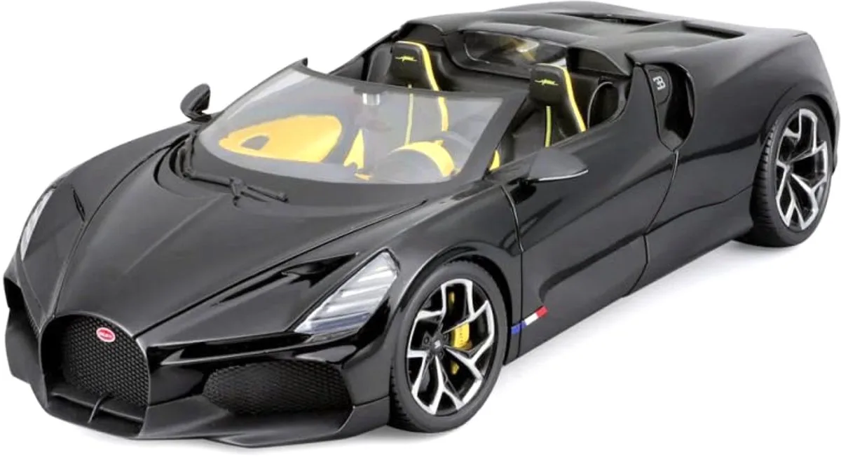 Bugatti Mistral - modelauto - schaal 1:18 de Bburago en Noir – photo du produit