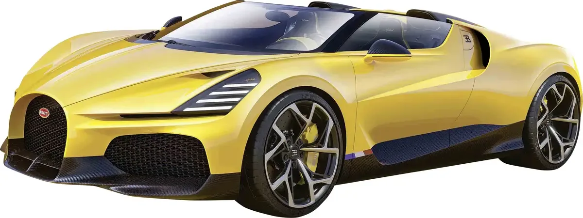 Bugatti W16 Mistral 1:18 Auto van Bburago – productfoto