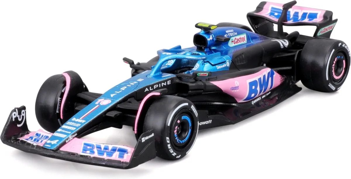 BWT Alpine F1 Team A523 - Pierre Gasly - 2023 1:43 de Bburago en Bleu – photo du produit