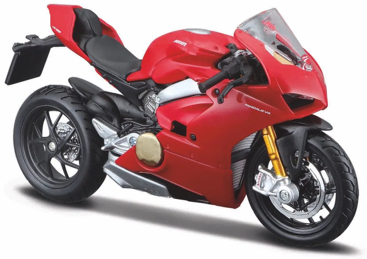 Ducati Panigale V4 - schaalmodel - modelauto - schaal 1:18 - motorfiets de Bburago en Rouge – photo du produit