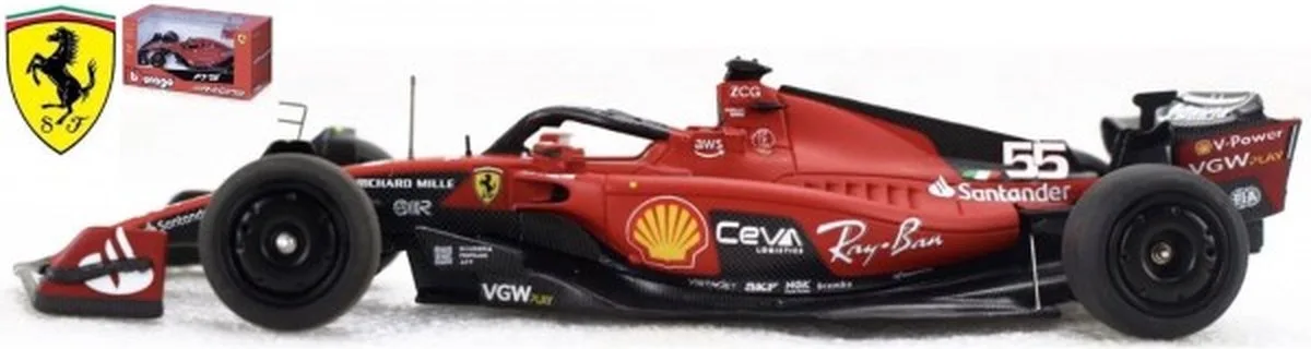 F1 Carlos Sainz 1:43 von Bburago in Mehrfarbig – Produktfoto