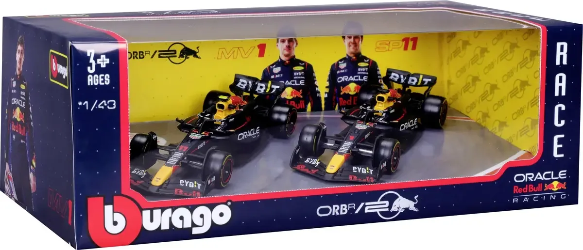 F1 RedBull RB20 ´24 2er-Set 1:43 Auto de Bburago – photo du produit
