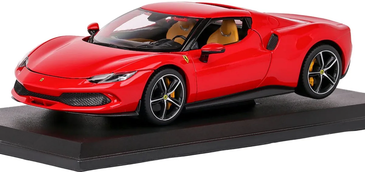 Ferrari 296 GTB - 1:18 van Bburago in Rood – productfoto