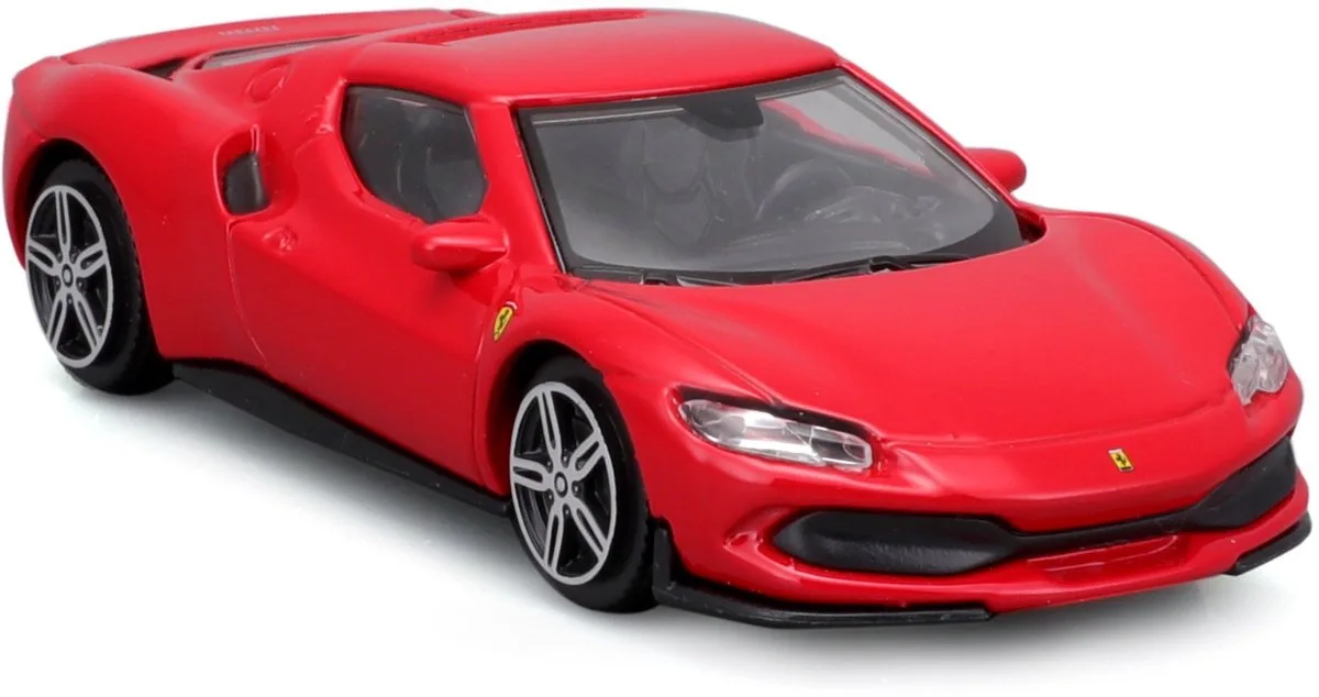 Ferrari 296 GTB lengte 10 cm Bburago 18-36055RED schaalmodel 1:43 modelauto speelgoedauto van Bburago in Rood – productfoto