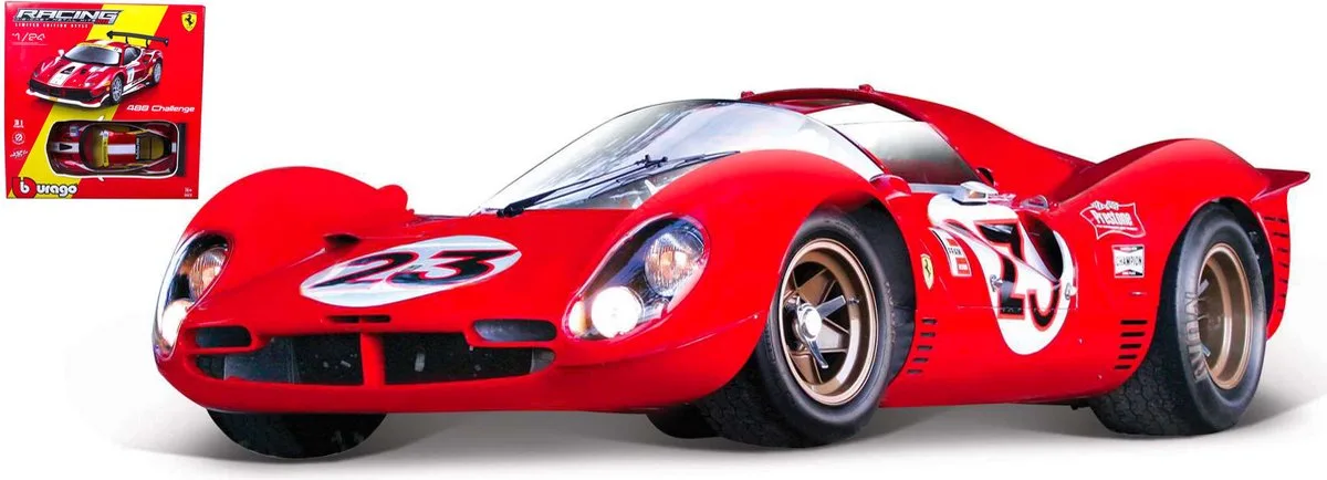 Ferrari 330 - Modelauto - Schaal 1:24 by Bburago in Red – product photo