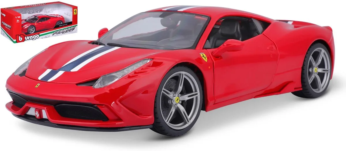Ferrari 458 Speciale - 1:18 de Bburago en Rouge – photo du produit