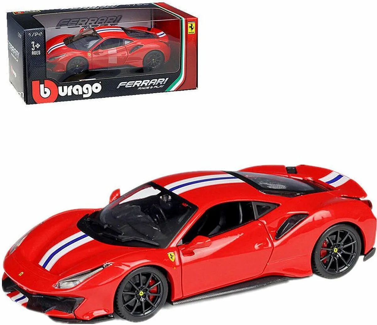 Ferrari 488 Pista Bburago 1:24 von Bburago in Rot – Produktfoto