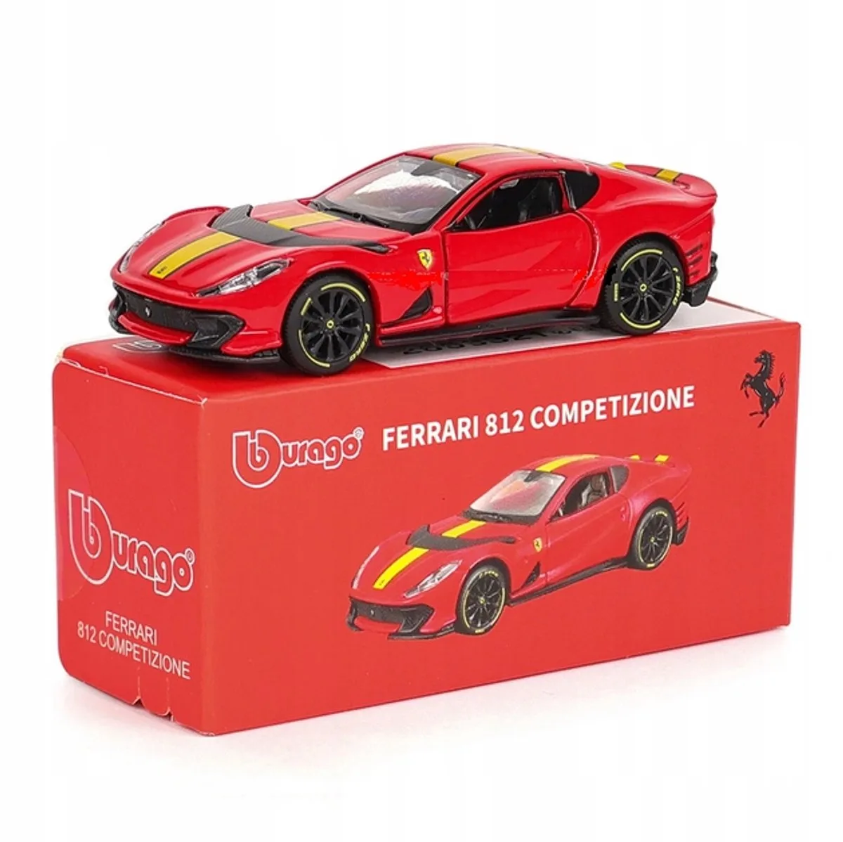 Ferrari 812 Competizione 1:64 Metaal Officieel Ferrari-product von Bburago in Rot – Produktfoto