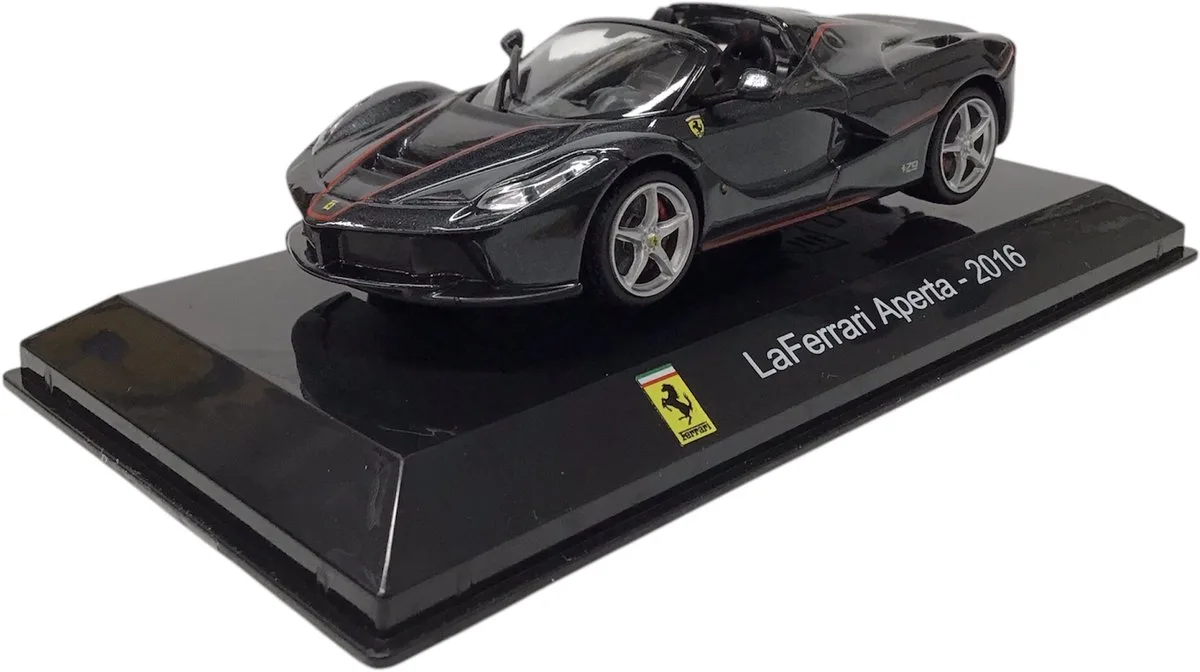 Ferrari Laferrari Aperta 1:43 de Bburago en Noir – photo du produit