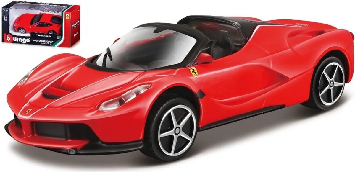 Ferrari Laferrari - Modelauto - Schaal 1:43 fra Bburago i Rød – produktbillede