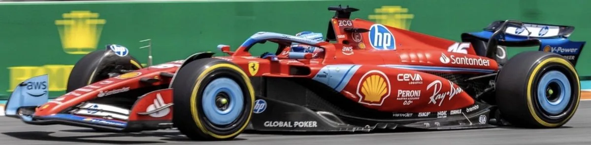 Ferrari Sf-24 - Modelauto - Schaal 1:43 de Bburago en Rouge, Licht blauw – photo du produit