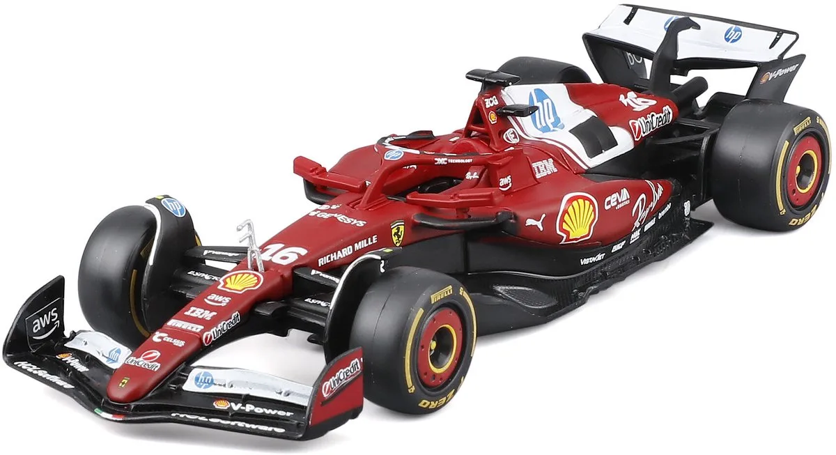 Ferrari Sf-25 - Modelauto - Schaal 1:43 van Bburago in Rood, Wit – productfoto