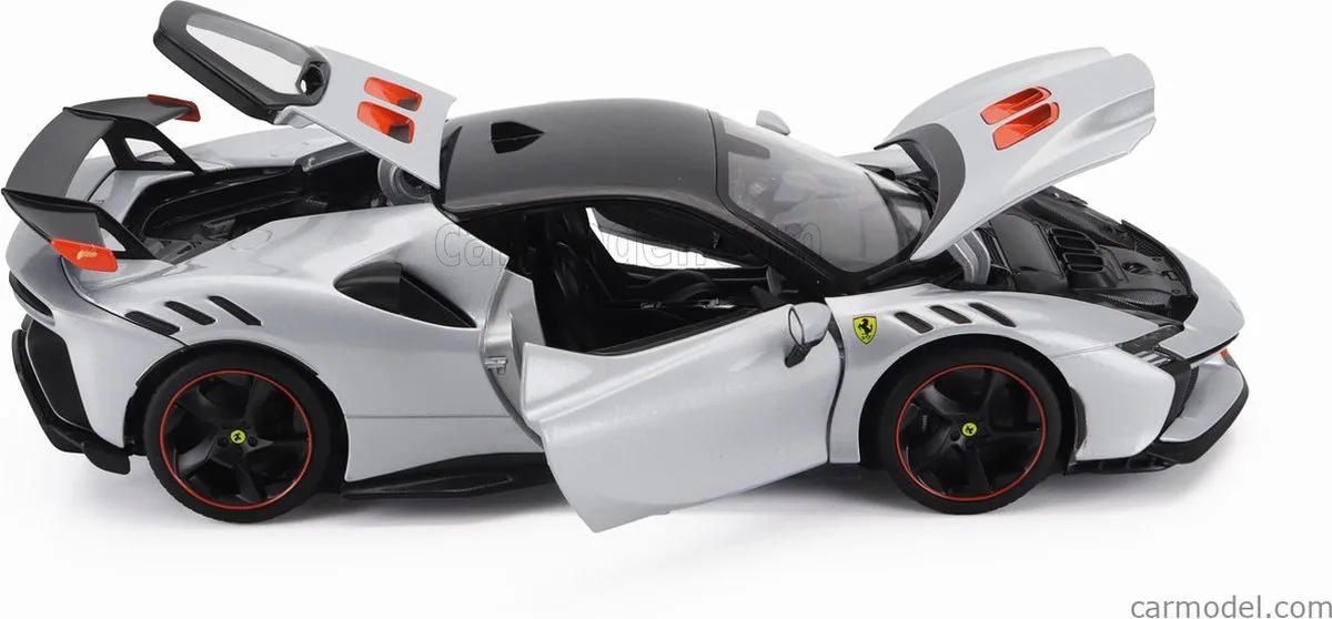 Ferrari SF90 XX Stradale - 1:18 de Bburago en Argent – photo du produit