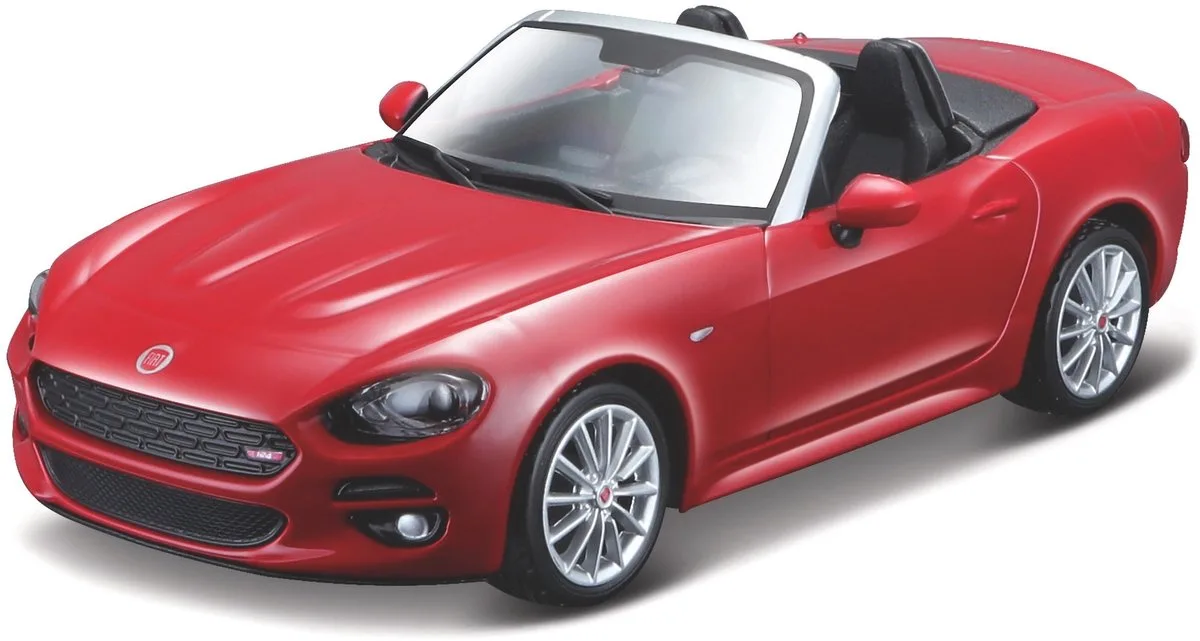 FIAT 124 - Modelauto - Schaal 1:43 by Bburago in Red – product photo