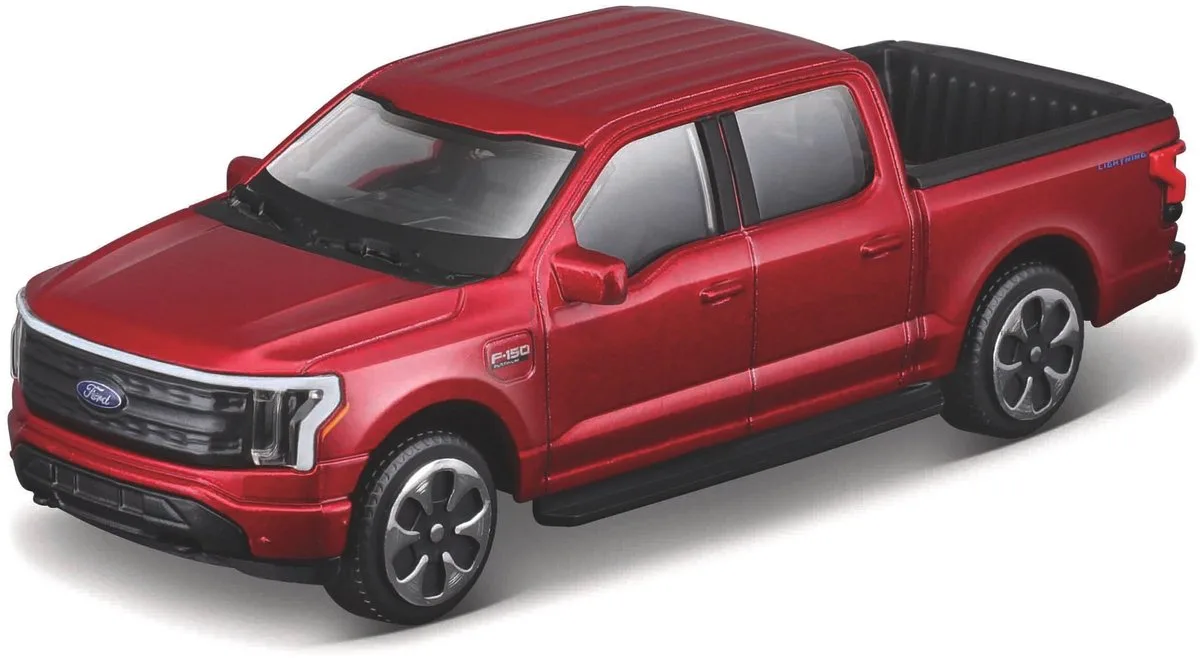 Ford F-150 - Modelauto - Schaal 1:43 van Bburago in Rood metalic – productfoto