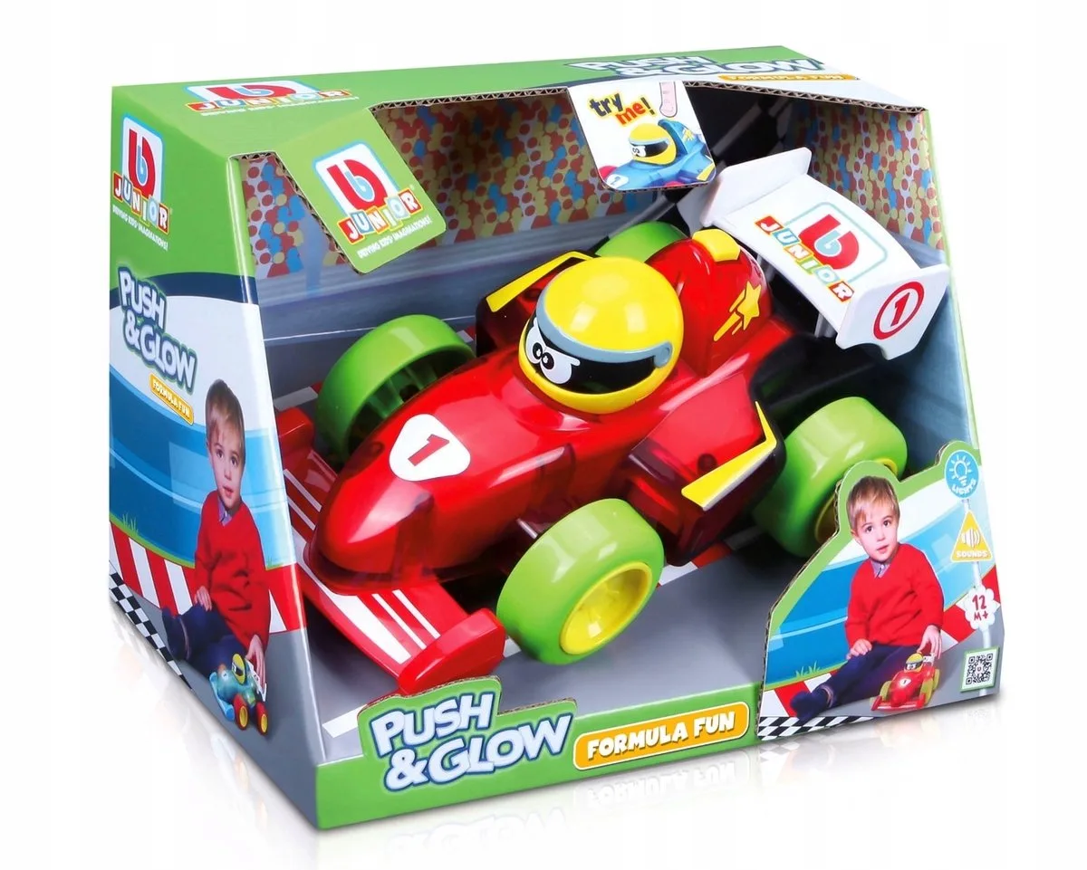 Formule 1 Auto met Licht en Geluid - 21cm de Bburago en Vert – photo du produit