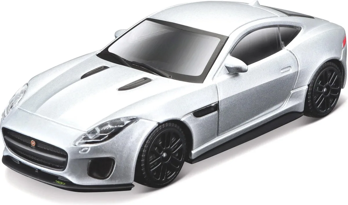 JAGUAR F-TYPE R 1:43 modelauto schaalmodel de Bburago en Argent – photo du produit