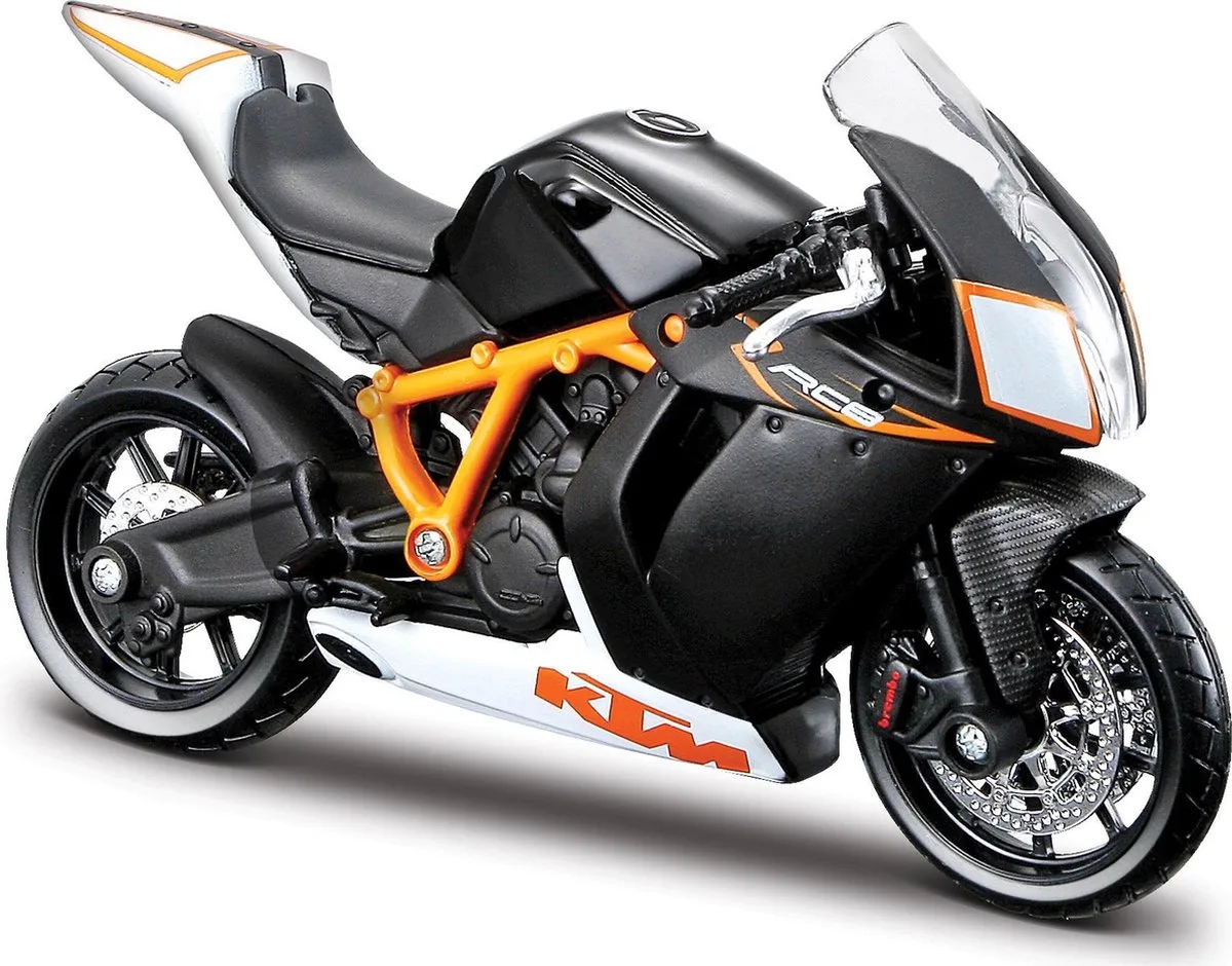 KTM 1190 - Modelauto - Schaal 1:18 från Bburago i Svart – produktbild