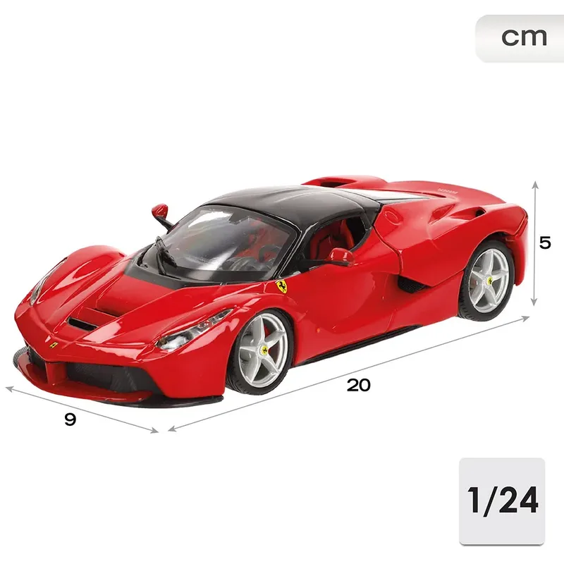 Laferrari modelauto schaalmodel 1:24 von Bburago in Rot – Produktfoto 5 von 6