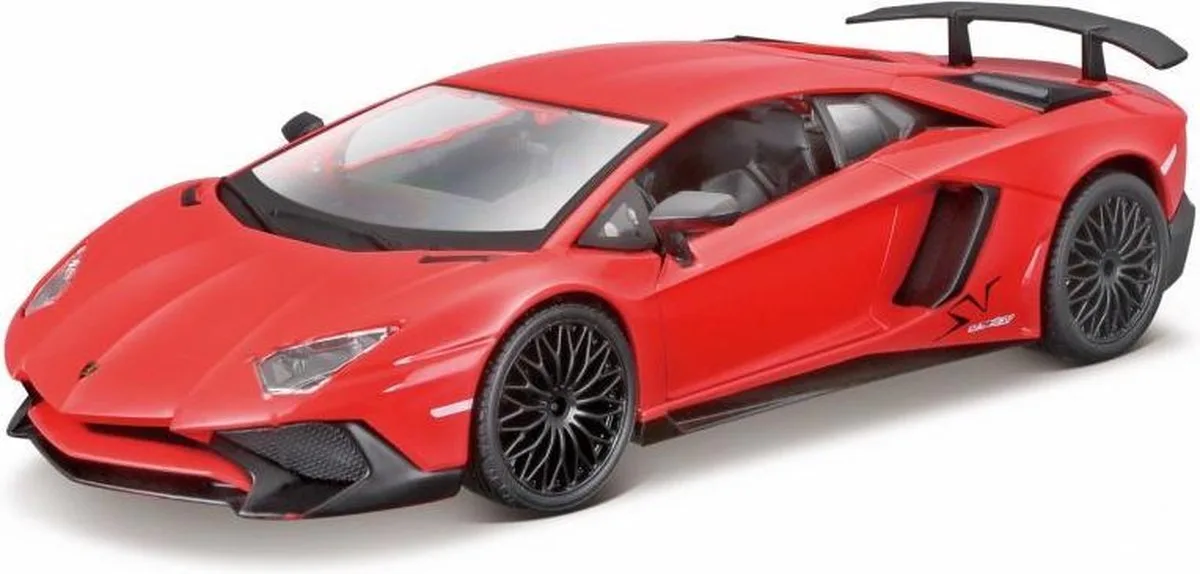 LAMBORGHINI AVENTADOR LP 750-4 SV 1:24 modelauto schaalmodel fra Bburago i Rød – produktbillede