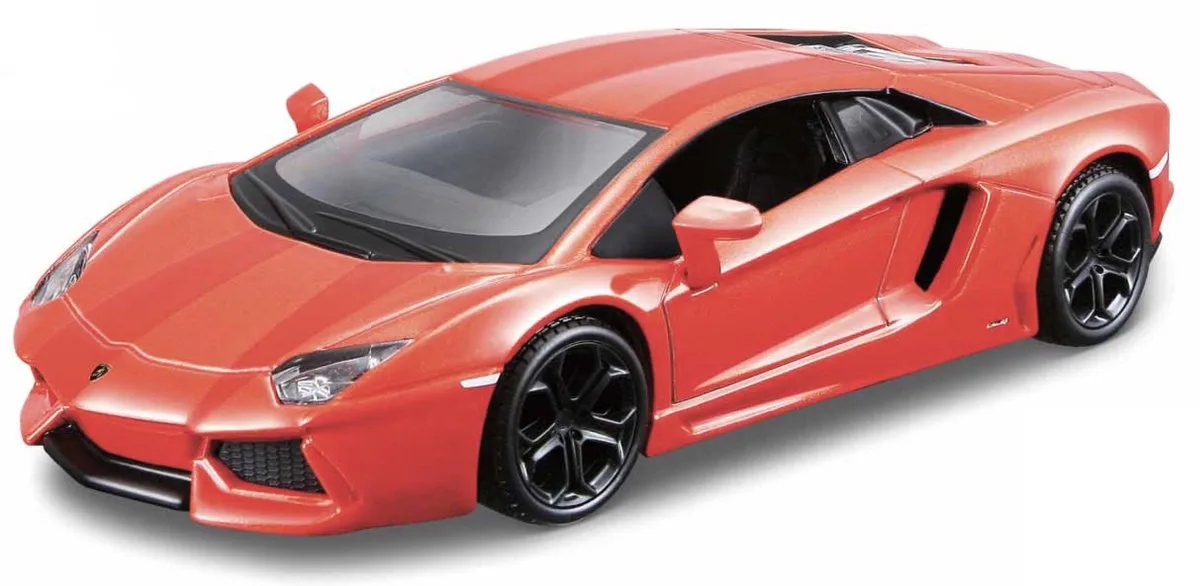 Lamborghini Aventador - Modelauto - Schaal 1:32 van Bburago in Oranje metalic – productfoto