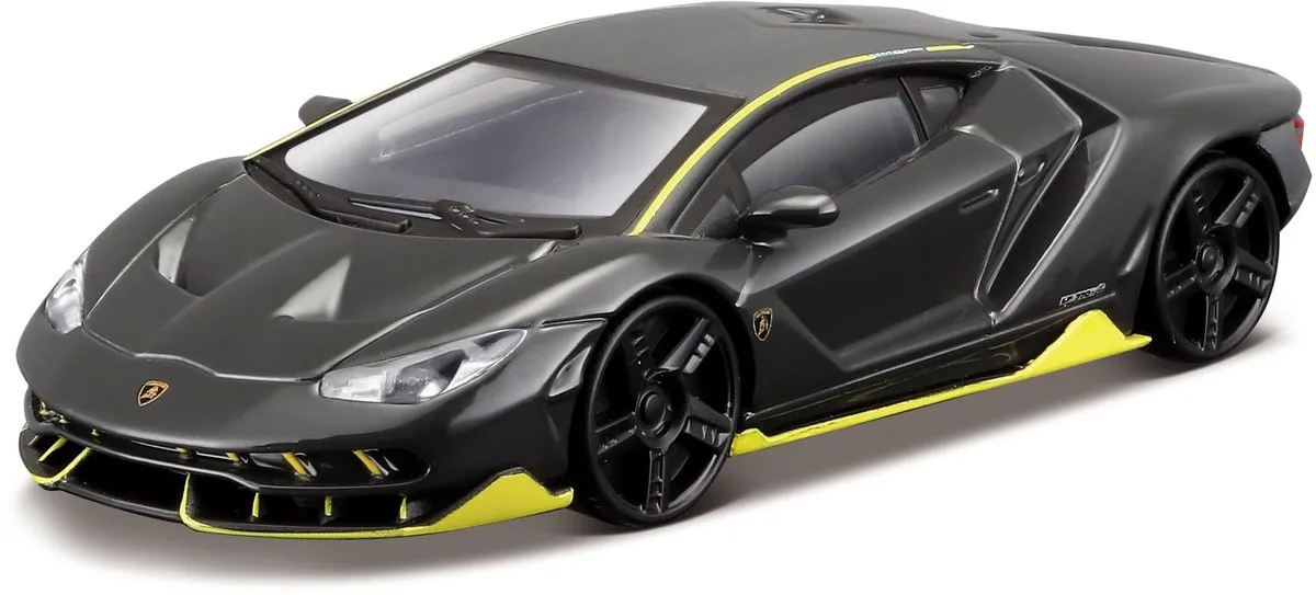 Lamborghini Centenario - Modelauto - Schaal 1:43 från Bburago i Donker grijs, Gul – produktbild