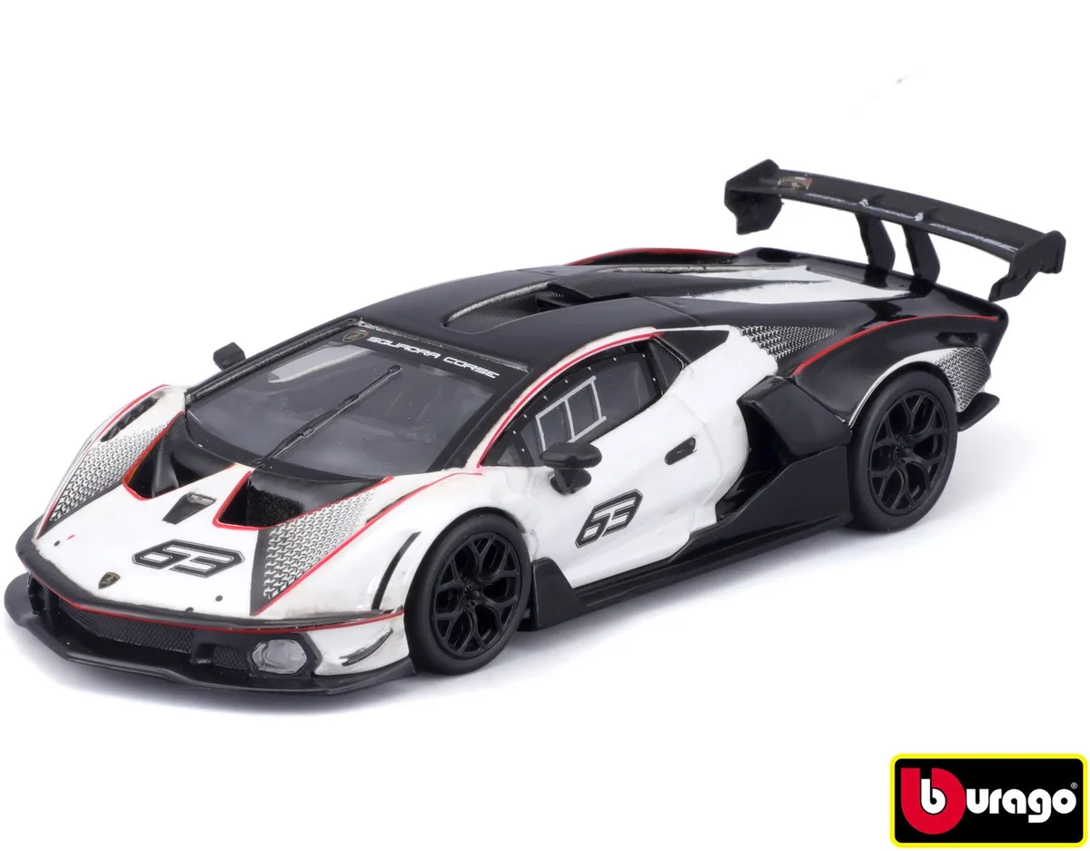 Lamborghini Essenza SCV12 Schaal 1:24 Modelauto van Bburago in Wit – productfoto