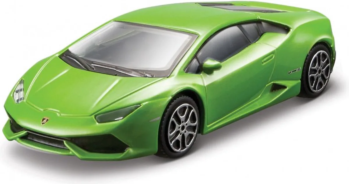 LAMBORGHINI HURACAN LP 610-4 2014 schaalmodel 1:43 från Bburago i Grön – produktbild