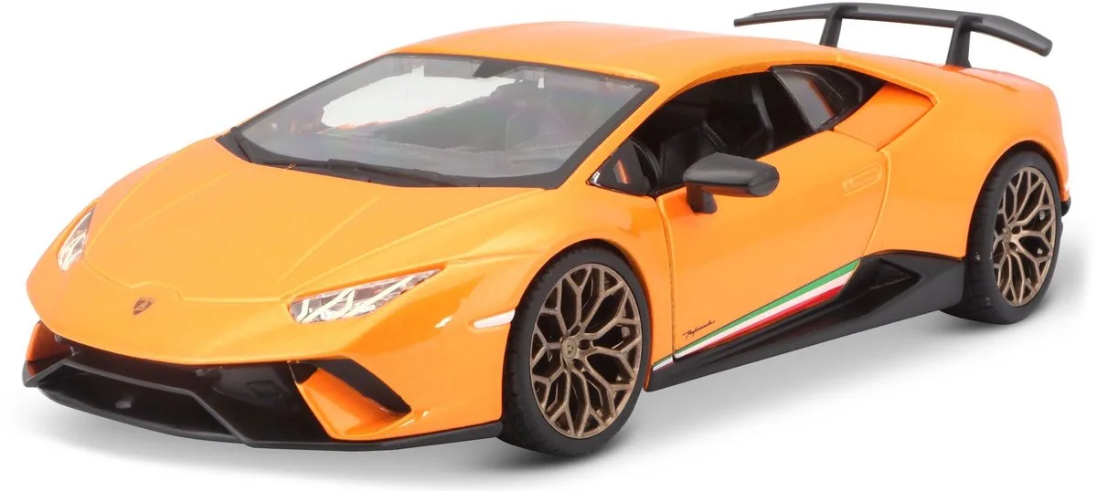 Lamborghini Huracan - Modelauto - Schaal 1:24 van Bburago in Oranje – productfoto