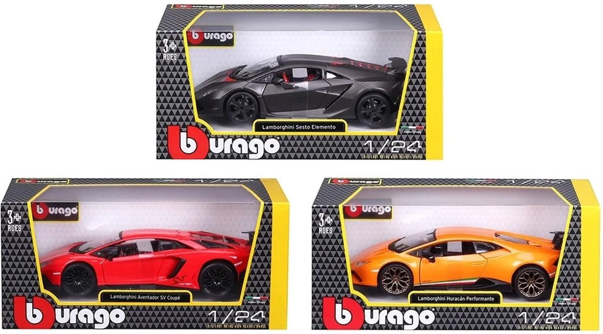 Lamborghini Huracán Performante 1/24 von Bburago in Orange – Produktfoto