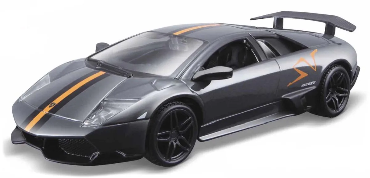 Lamborghini Murcialago - Modelauto - Schaal 1:32 van Bburago in Donker grijs, Oranje – productfoto