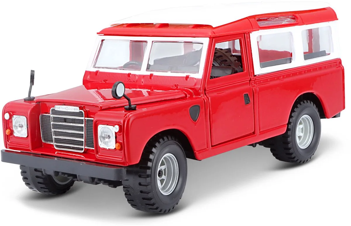 Land Rover 110 - Modelauto - Schaal 1:24 van Bburago in Rood – productfoto