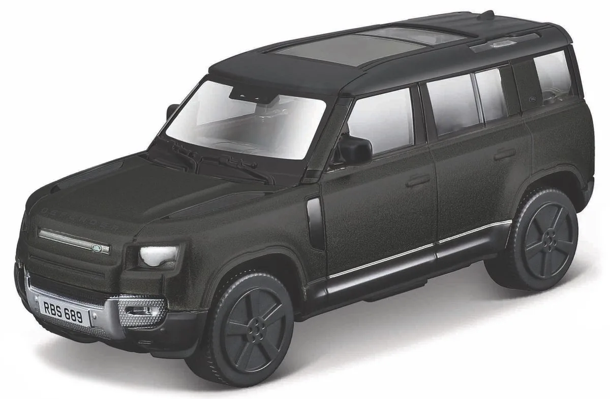 Land Rover Defender - Modelauto - Schaal 1:43 van Bburago in Zwart – productfoto