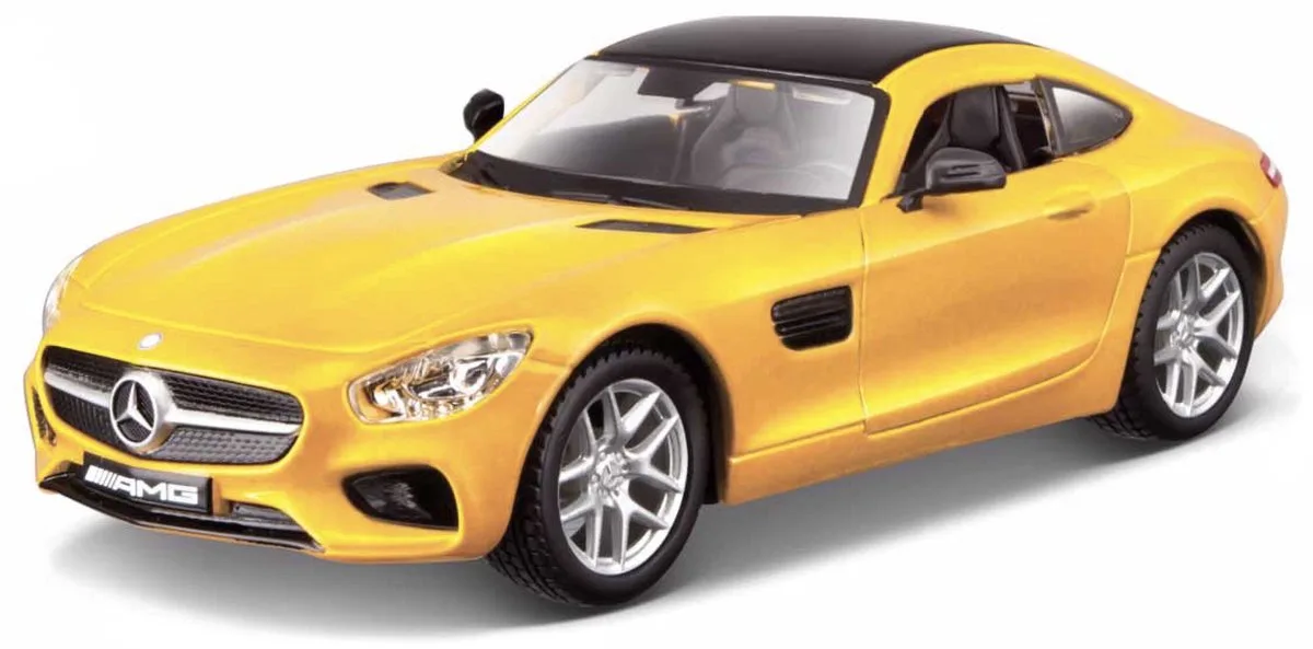 Mercedes-Benz Amg - Modelauto - Schaal 1:32 de Bburago en Jaune, Noir – photo du produit