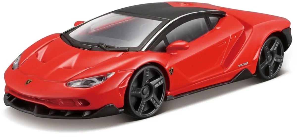 Modelauto Lamborghini Centenario 1:43 - speelgoed auto schaalmodel - 11 cm fra Bburago i Rød – produktbillede
