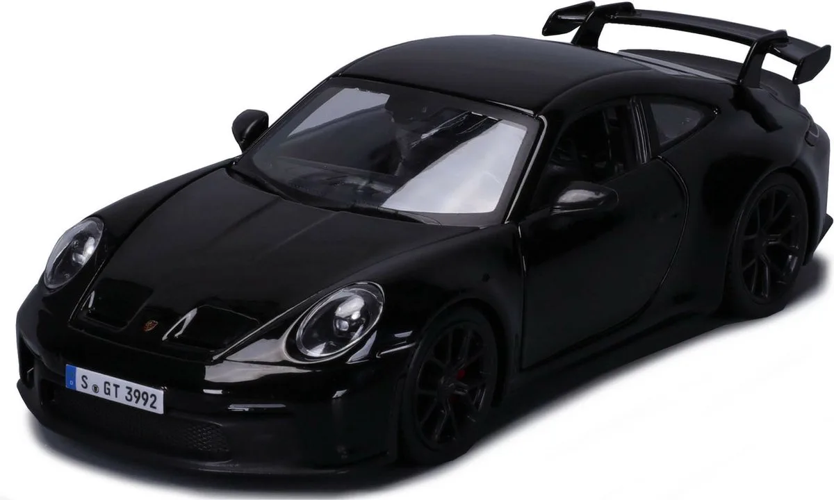 Porsche 911 GT3 2021 Exclusive Edition - schaalmodel - modelauto - schaal 1:24 från Bburago i Svart – produktbild