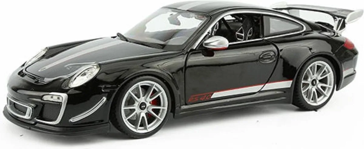 Porsche 911 - Modelauto - Schaal 1:18 från Bburago i Svart, Silver – produktbild