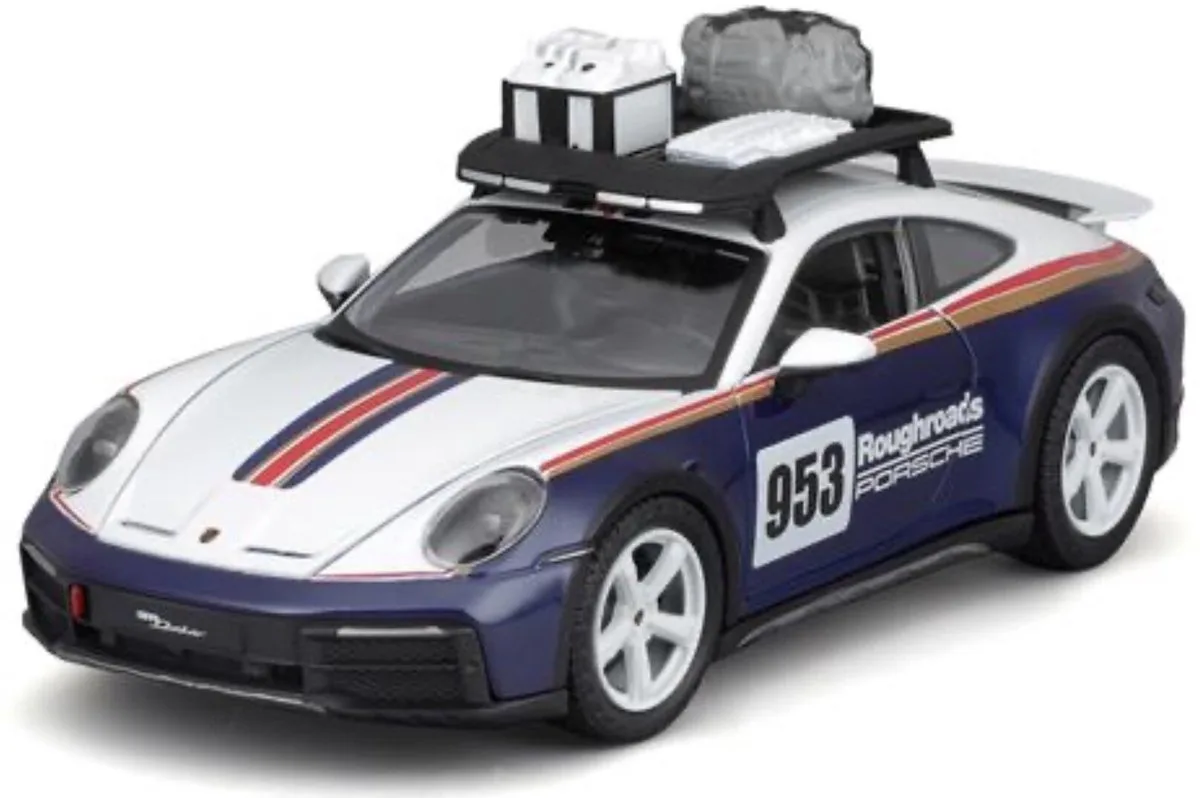 Porsche 911 - Modelauto - Schaal 1:24 de Bburago en Blanc, Bleu, Or, Rouge – photo du produit