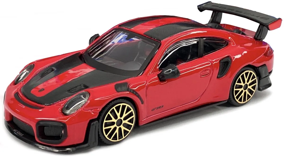 Porsche 911 - Modelauto - Schaal 1:43 van Bburago in Rood, Zwart – productfoto
