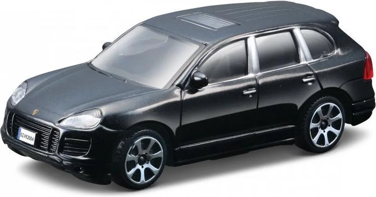 PORSCHE CAYENNE schaalmodel 1:43 van Bburago in Zwart – productfoto