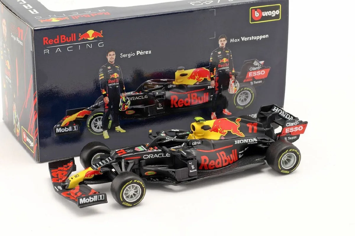 Red Bull RB16B #11 S. Perez Season 2021 de Bburago en Bleu – photo du produit
