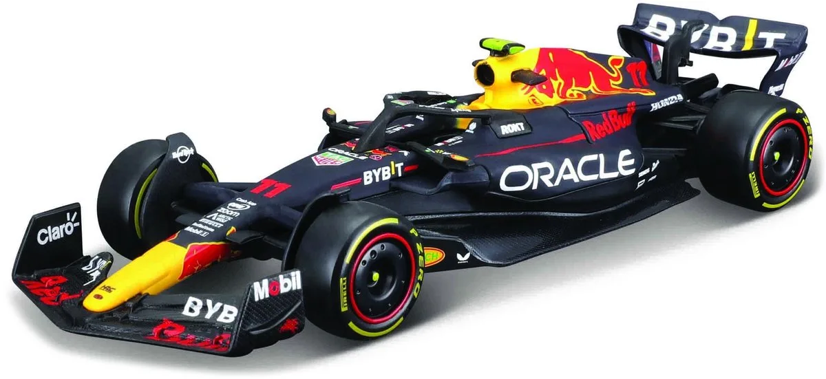 Red Bull Rb19 - Modelauto - Schaal 1:43 van Bburago in Donker blauw, Rood, Geel – productfoto