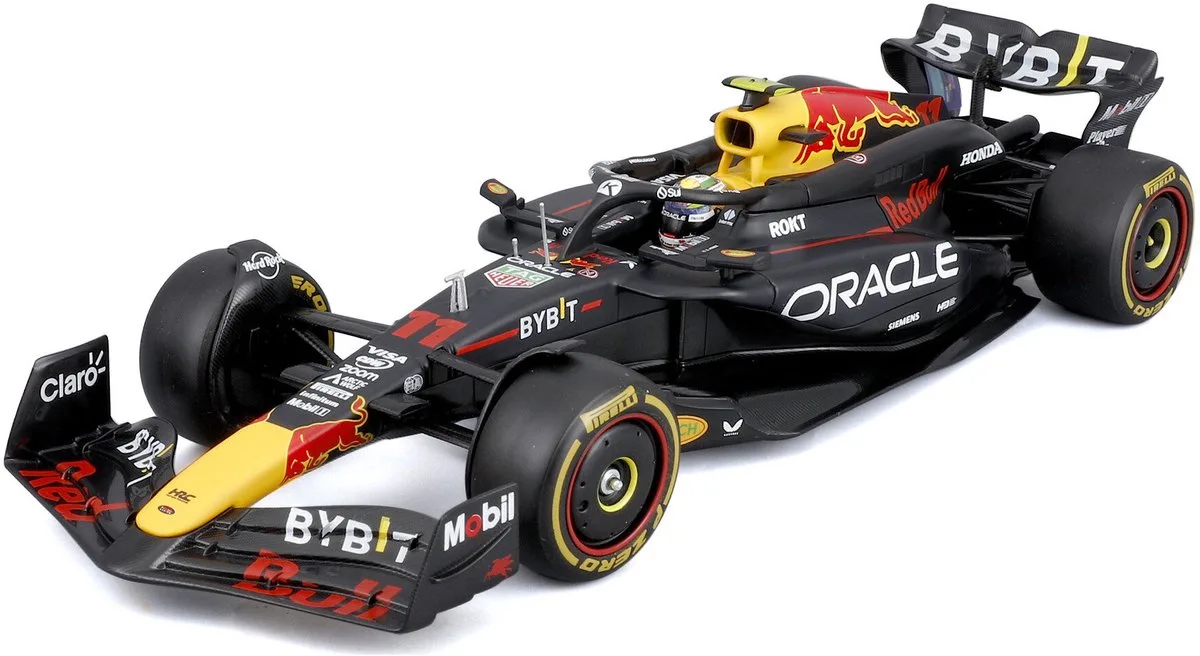 Red Bull Rb20 - Modelauto - Schaal 1:24 van Bburago in Donker blauw, Rood, Geel – productfoto