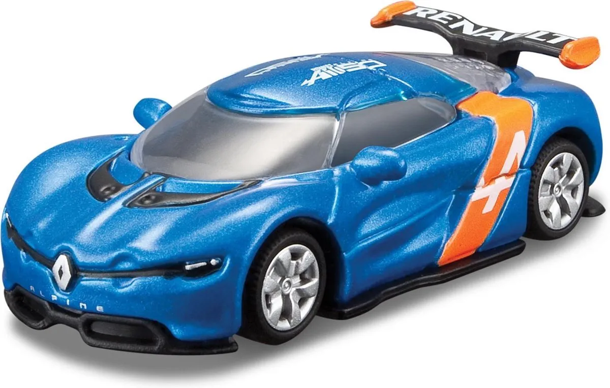 Renault Alpine - Modelauto - Schaal 1:43 by Bburago in Blue, Orange – product photo