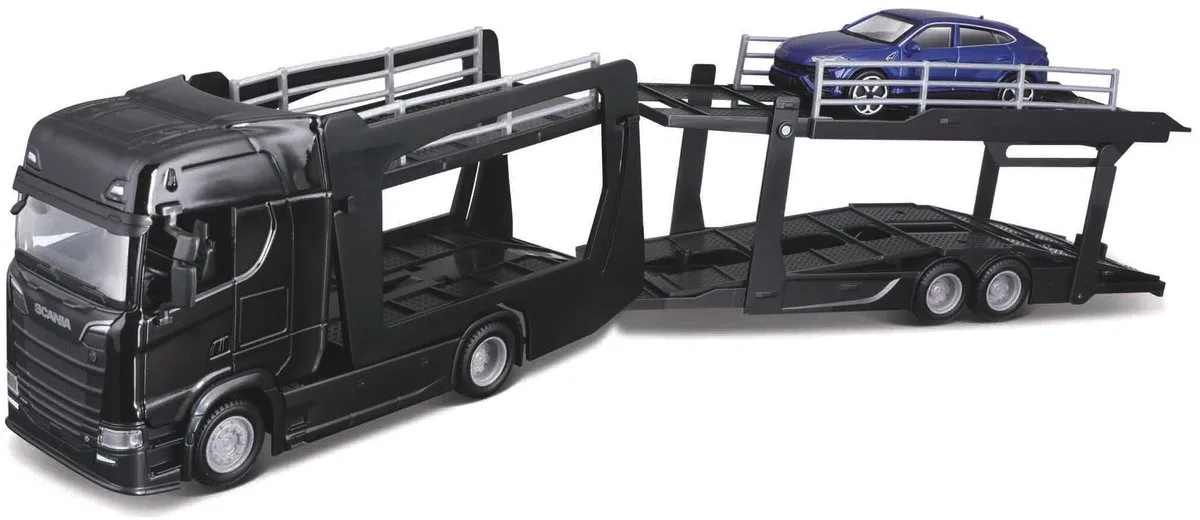 Scania S730 - Modelauto - Schaal 1:43 fra Bburago i Blå, Sort – produktbillede